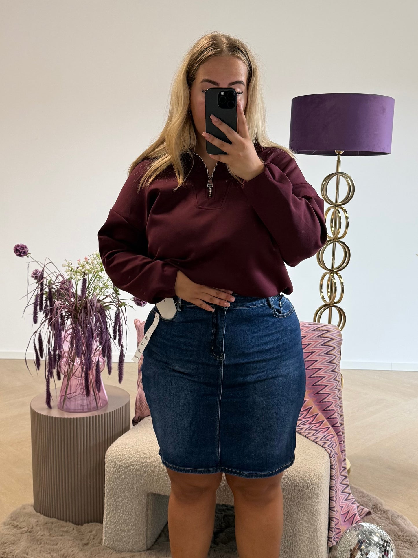Jeans Rok Maat 50
