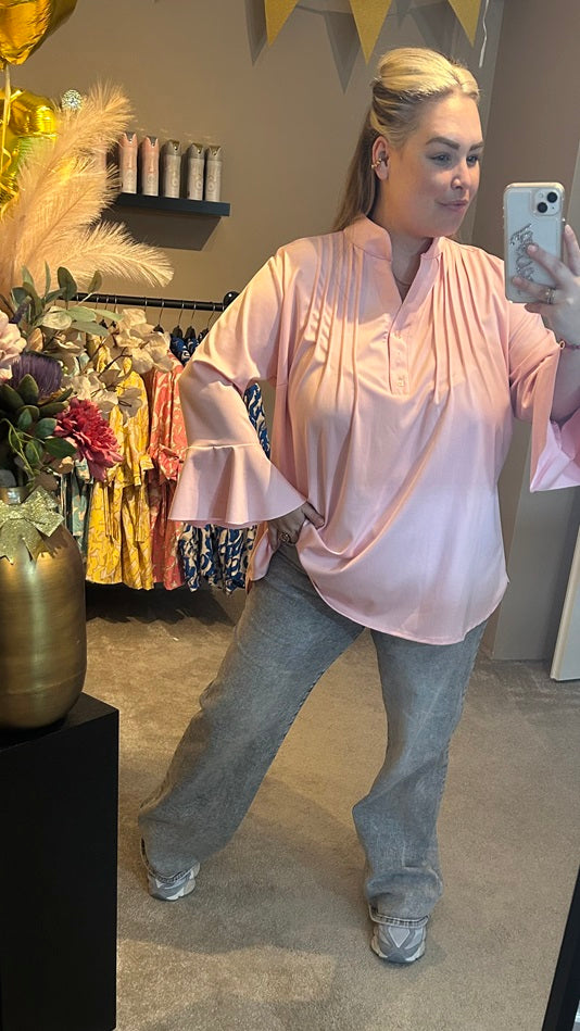 Travelblouse Roze