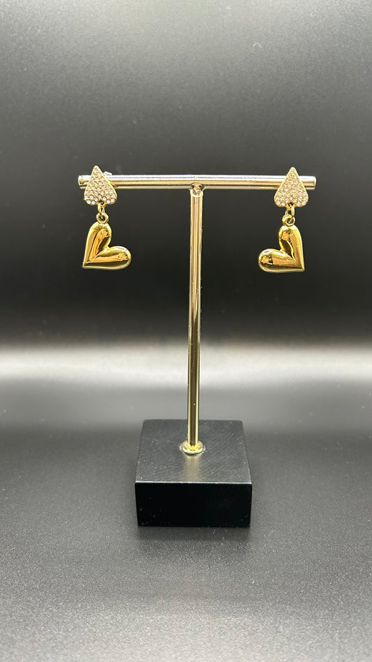 2 Heart Earrings