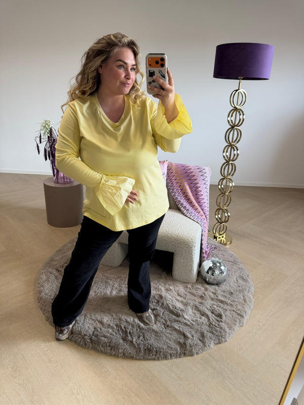 Trompet T-Shirt Geel