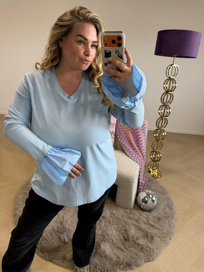 Trompet T-Shirt Blauw