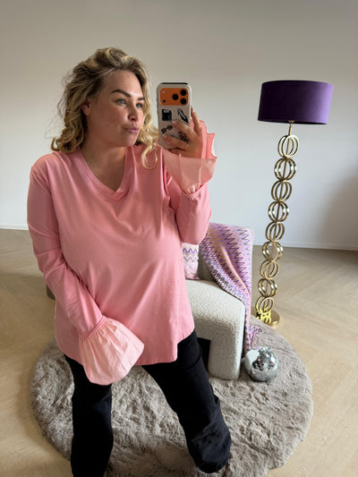 Trompet T-Shirt Roze