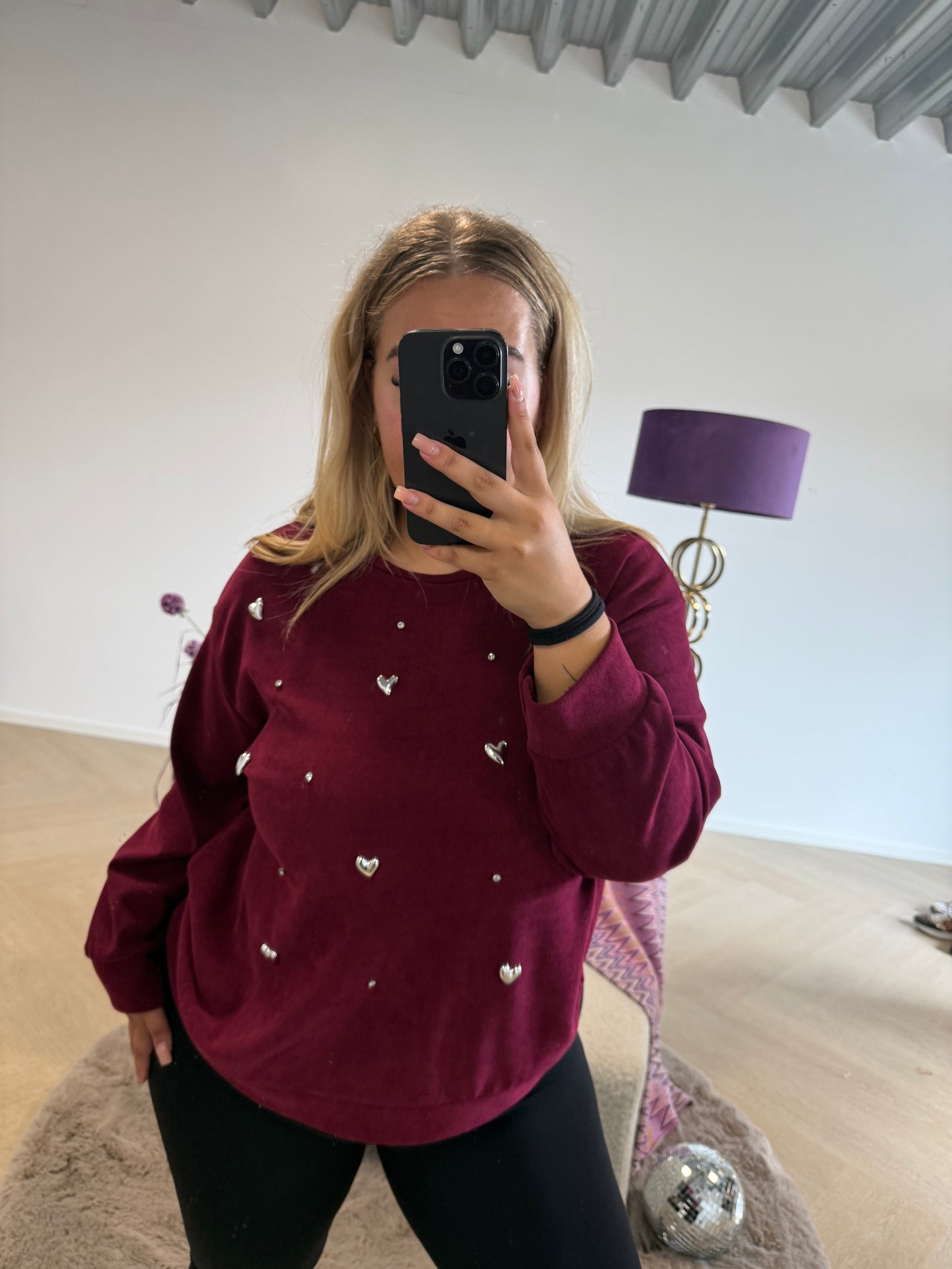Hartjes Trui Bordeaux