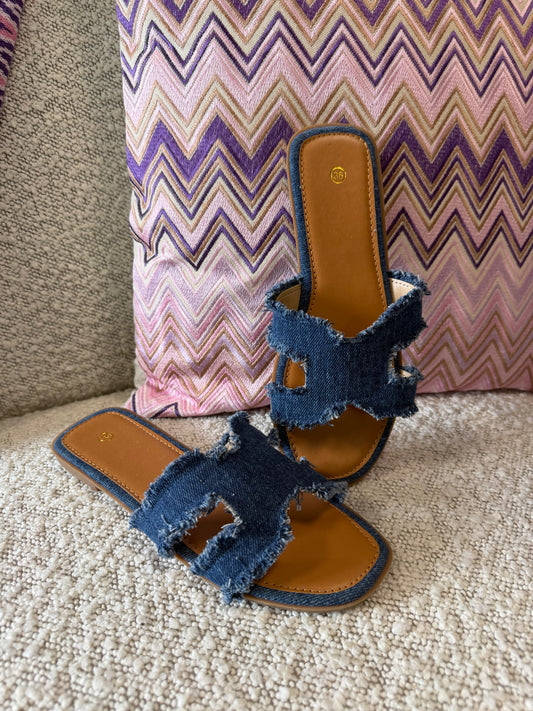 H Slippers Jeans