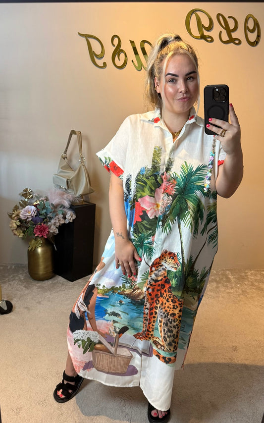 Blouse Jurk Tijger